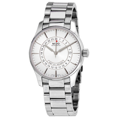 Mido, Belluna GMT Automatic Silver Dial Men's Watch