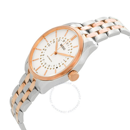 ميدو، ساعة بيلونا II أوتوماتيكية للرجال بمينا فضي