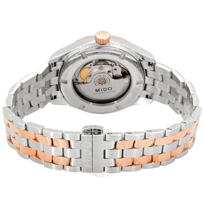 ميدو، ساعة بيلونا II أوتوماتيكية للرجال بمينا فضي