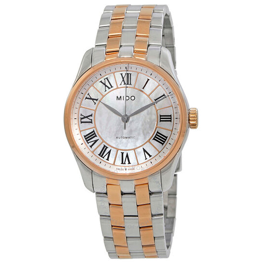 ميدو، ساعة بيلونا II للسيدات بمينا من عرق اللؤلؤ M024.207.22.110.00