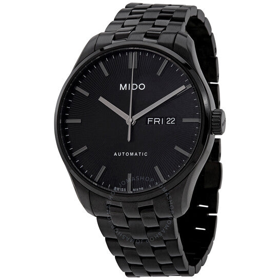 Mido, Belluna Sunray Automatic Black Dial Men's Watch MIDO-