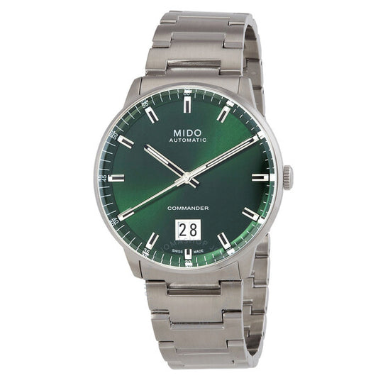 Mido, Commander Big Date Automatic Green Dial Men's Watch