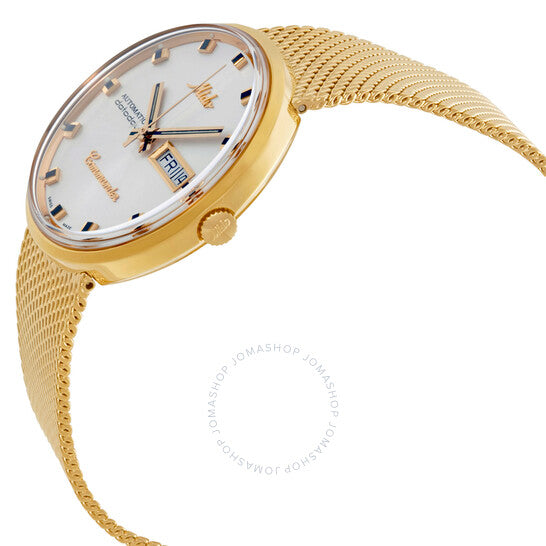 Mido, Commander I Automatic Silver Dial Gold-tone Men's Watch