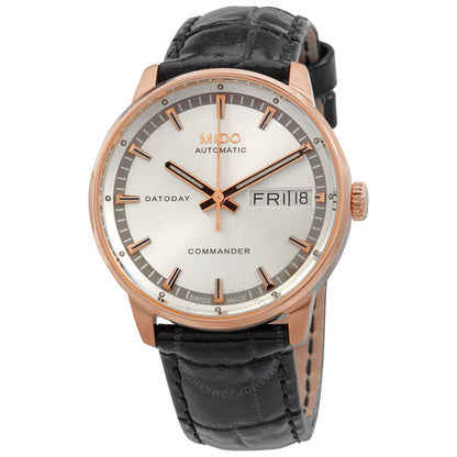 Mido, Commander II Automatic Silver Dial Ladies Watch M016.230.36.031.80