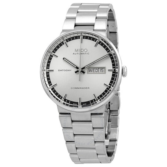 Mido, Commander II Automatic Silver Dial Men's Watch