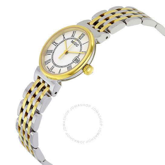 Mido, Dorada Lady White Dial Two-tone Ladies Watch