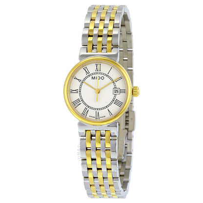 Mido, Dorada Lady White Dial Two-tone Ladies Watch
