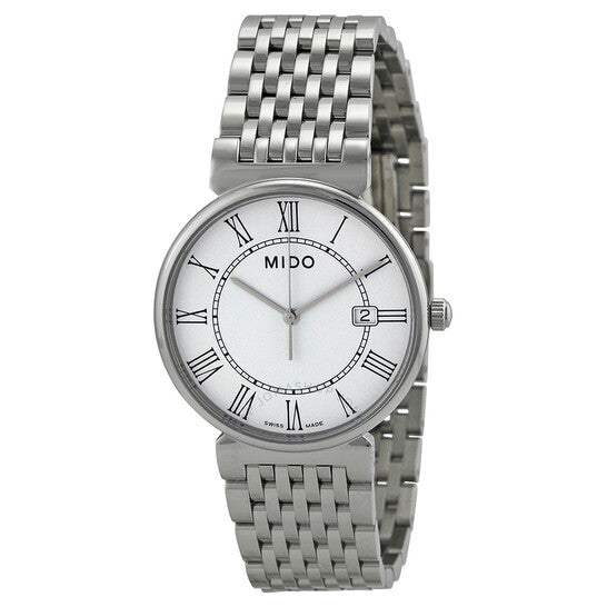 Mido, Dorada White Dial Stainless Steel Men's Watch