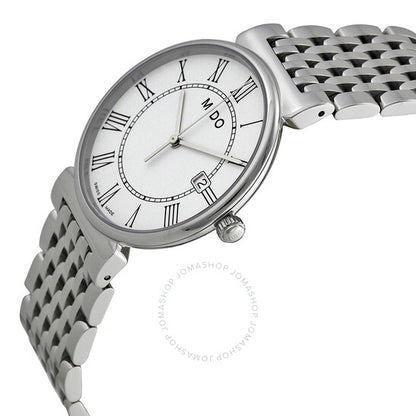 Mido, Dorada White Dial Stainless Steel Men's Watch