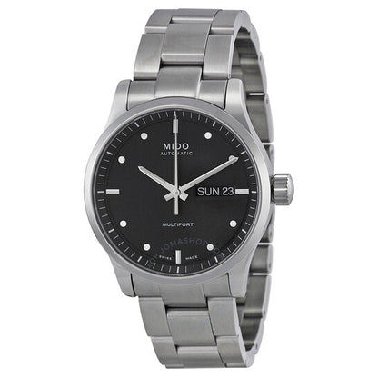 Mido, Multifort Automatic Black Dial Men's Watch