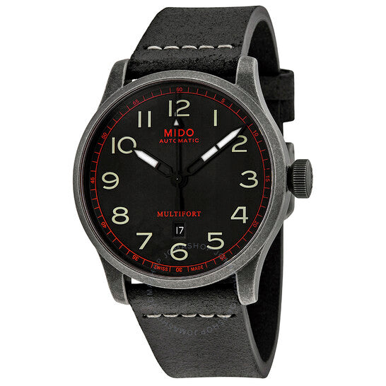 Mido, Multifort Automatic Black Dial Men's Watch M032.607.36.050.09
