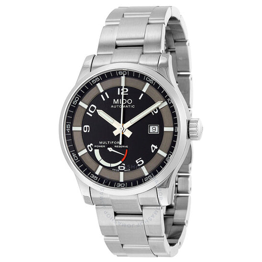 Mido, Multifort Automatic Black Dial Stainless Steel Men's Watch