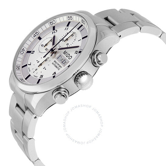 Mido, Multifort Automatic Chronograph Silver Dial Men's Watch