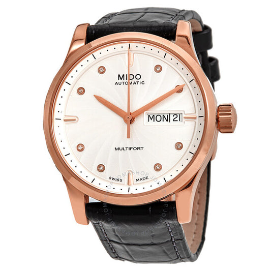 Mido, Multifort Automatic Diamond White Dial Men's Watch