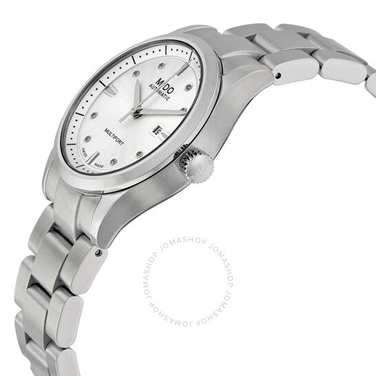 Mido, Multifort Automatic Silver Dial Ladies Watch M005.007.11.036.00