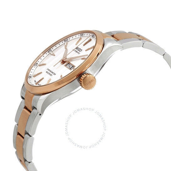 Mido, Multifort Automatic White Dial Two-tone Men's Watch