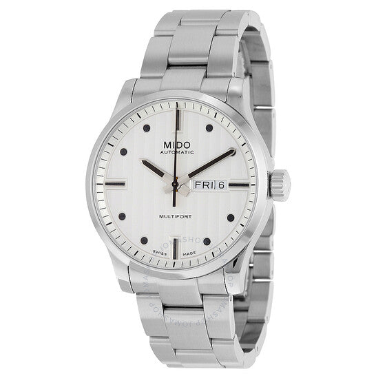 Mido, Multifort Automatic White Dial Men's Watch