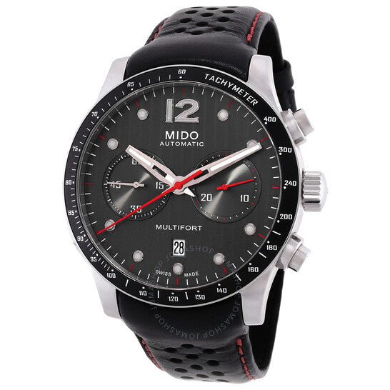 Mido, Multifort Chronograph Automatic Black Dial Men's Watch