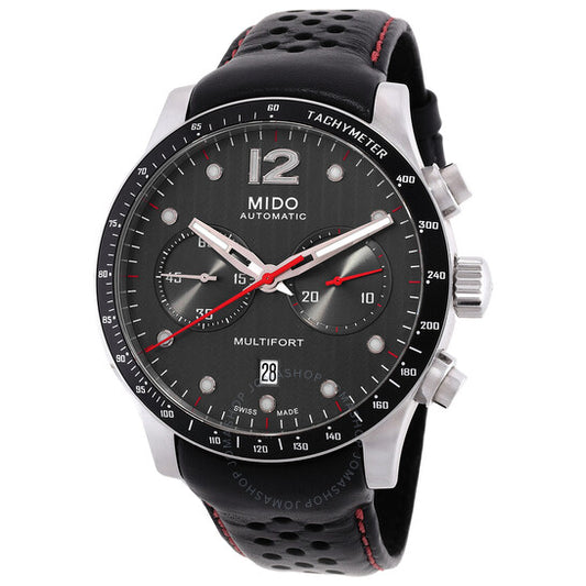 Mido, Multifort Chronograph Automatic Black Dial Men's Watch