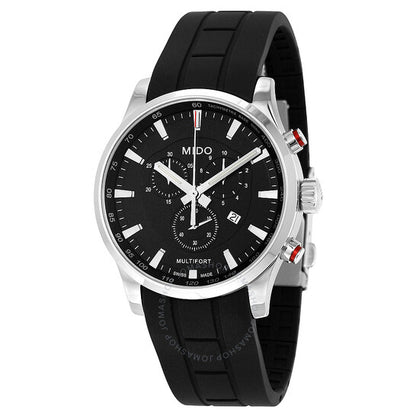 Mido, Multifort Chronograph Black Dial Men's Watch