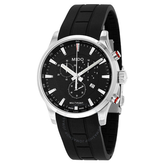 Mido, Multifort Chronograph Black Dial Men's Watch