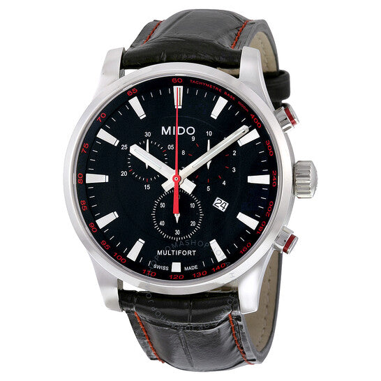 Mido, Multifort Chronograph Black Dial Men's Watch