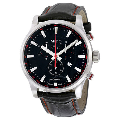 Mido, Multifort Chronograph Black Dial Men's Watch