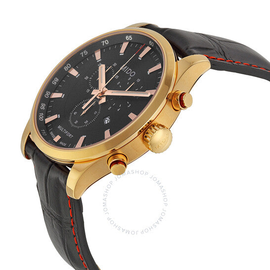 Mido, Multifort Chronograph Black Dial Men's Watch
