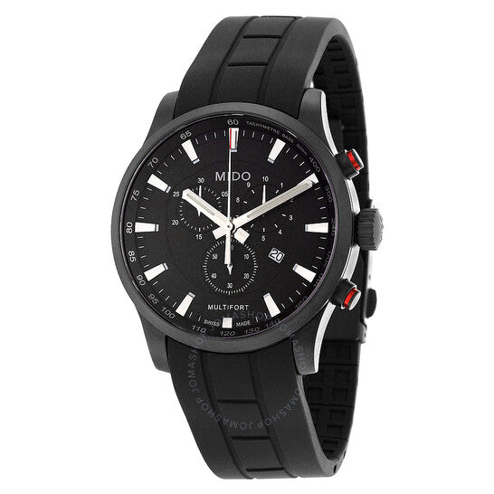 Mido, Multifort Chronograph Black Dial Men's Watch
