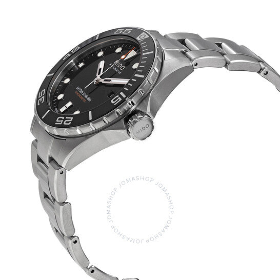 ميدو، ساعة أوشن ستار أوتوماتيكية للرجال بمينا أسود