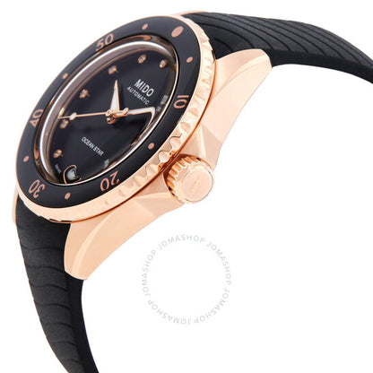 Mido, Ocean Star Automatic Diamond Black Dial Ladies Watch