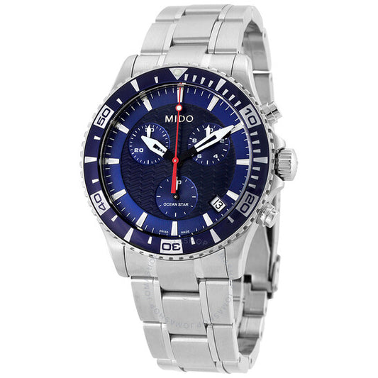 Mido, Ocean Star Chronograph Navy Blue Dial Men's Watch M011.417.11.041.02
