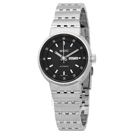 Mido, X Automatic Black Dial Stainless Steel Ladies Watch