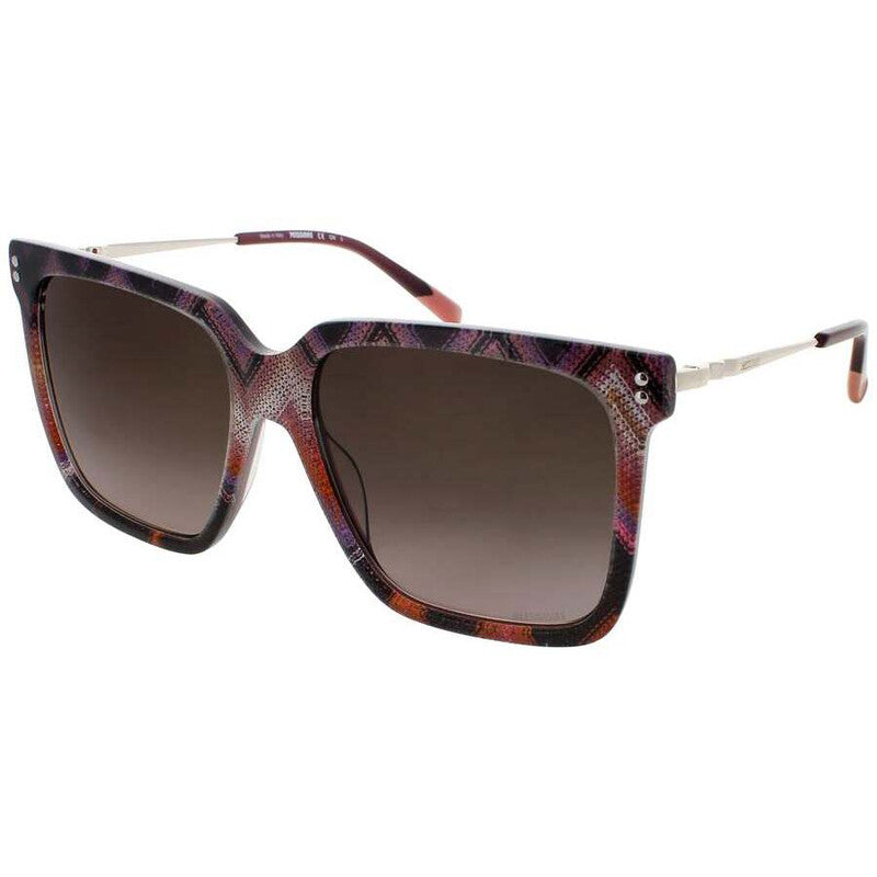 Ladies Brown Rectangular Sunglasses