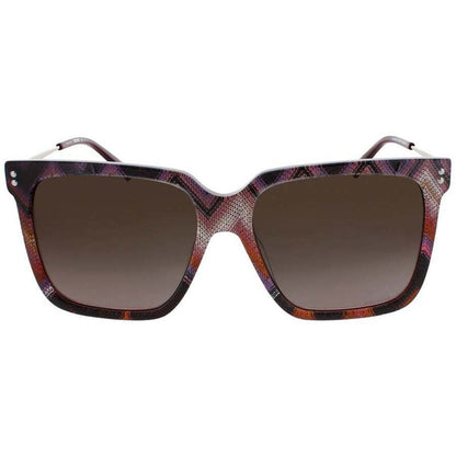 Ladies Brown Rectangular Sunglasses