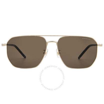 نظارة شمسية رجالية من مونت بلانك، بني، نافيجيتور