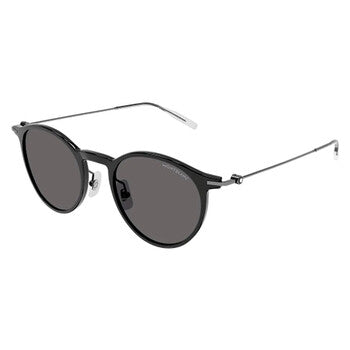 Grey Oval Men's Sunglasses