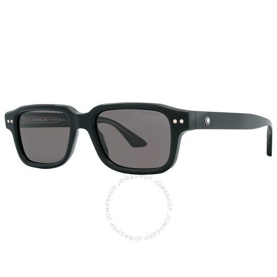 Montblanc, Grey Rectangular Men's Sunglasses
