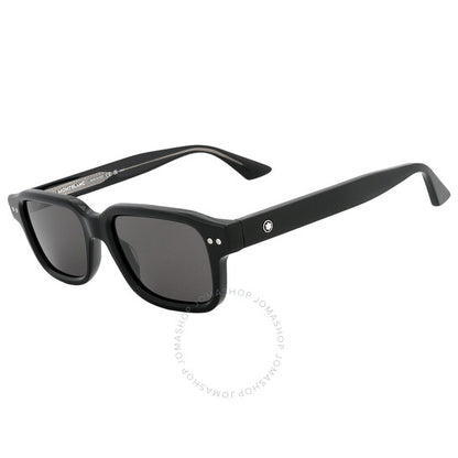 Montblanc, Grey Rectangular Men's Sunglasses