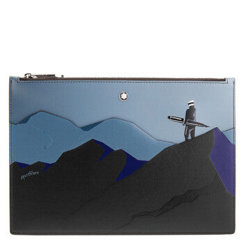 Meisterstuck Scenic Pouch With Snowboarder