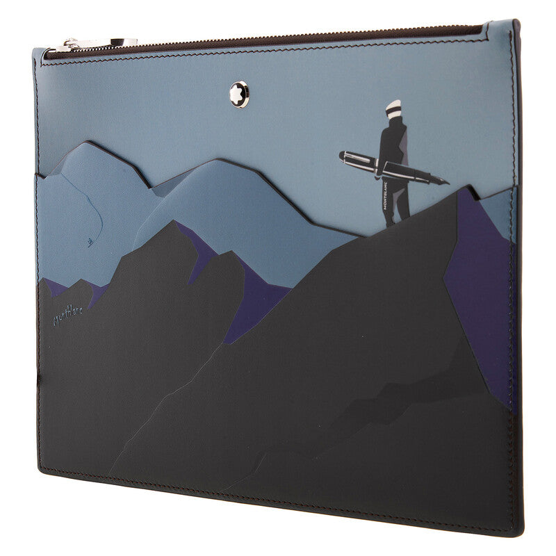 Meisterstuck Scenic Pouch With Snowboarder