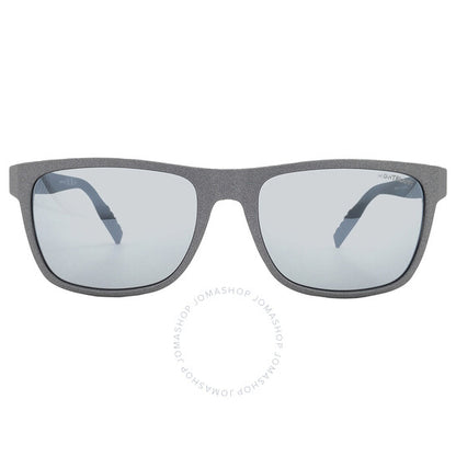 نظارة شمسية مون بلان، فضية فلاش مربعة للرجال