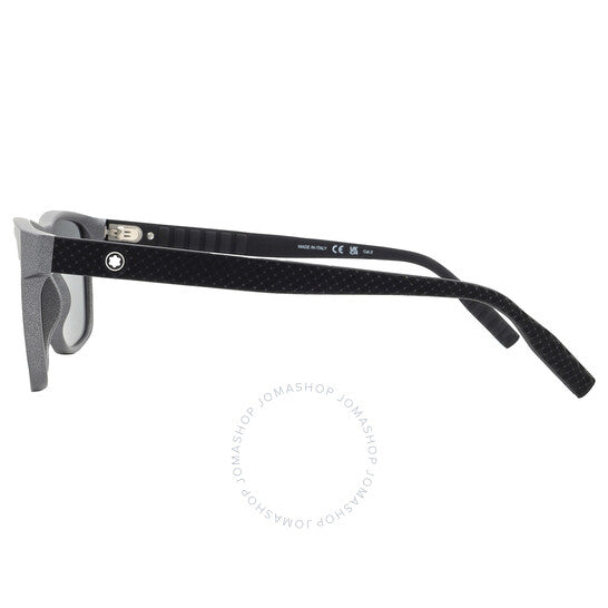 نظارة شمسية مون بلان، فضية فلاش مربعة للرجال