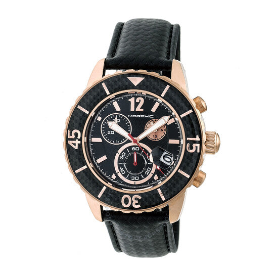 Morphic, M51 Series Chronograph Black Dial Men's Watch