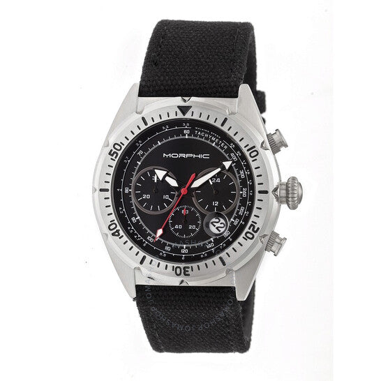 Morphic, M53 Series Chronograph Black Dial Men's Watch