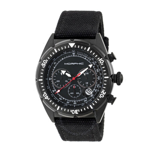 Morphic, M53 Series Chronograph Black Dial Men's Watch