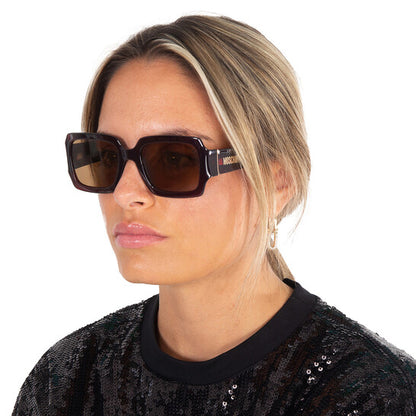 Amber Square Ladies Sunglasses