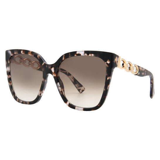 Brown Shaded Butterfly Ladies Sunglasses
