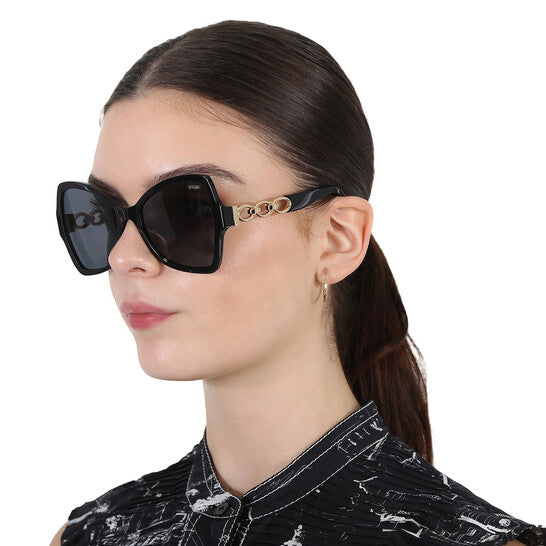 Dark Grey Butterfly Ladies Sunglasses
