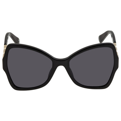 Dark Grey Butterfly Ladies Sunglasses